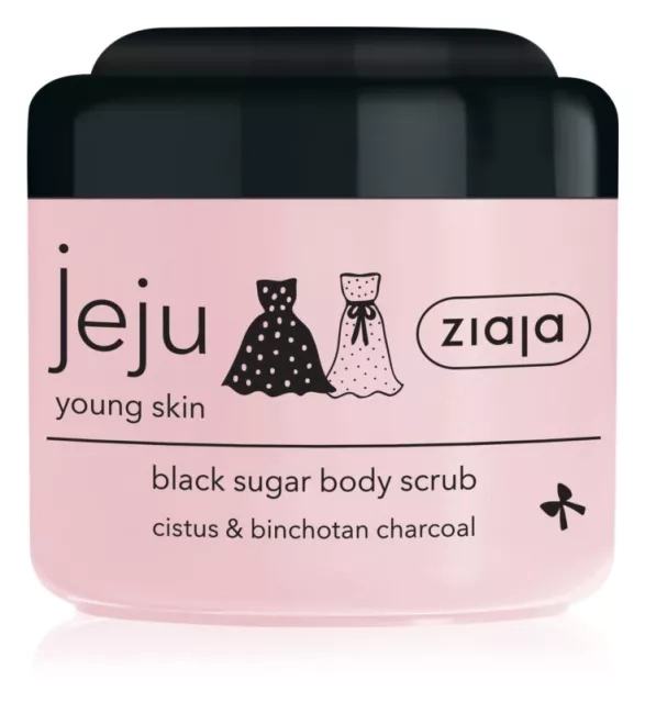 černý cukrový tělový peeling, Ziaja Jeju Young Skin, 165 Kč černý cukrový tělový peeling, Ziaja Jeju Young Skin, 165 Kč