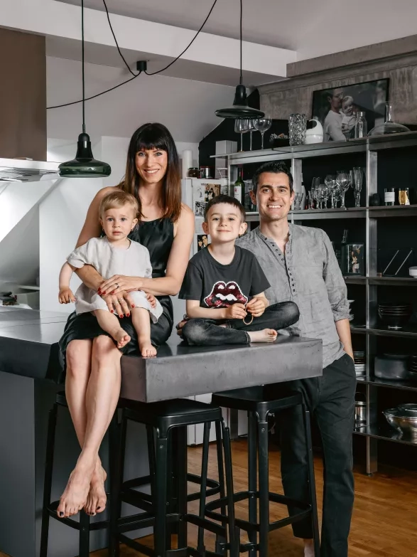 Lucie Koldová s rodinou Lucie Koldová s rodinou