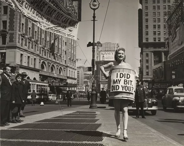 'I did my bit, did you?' 'I did my bit, did you?'