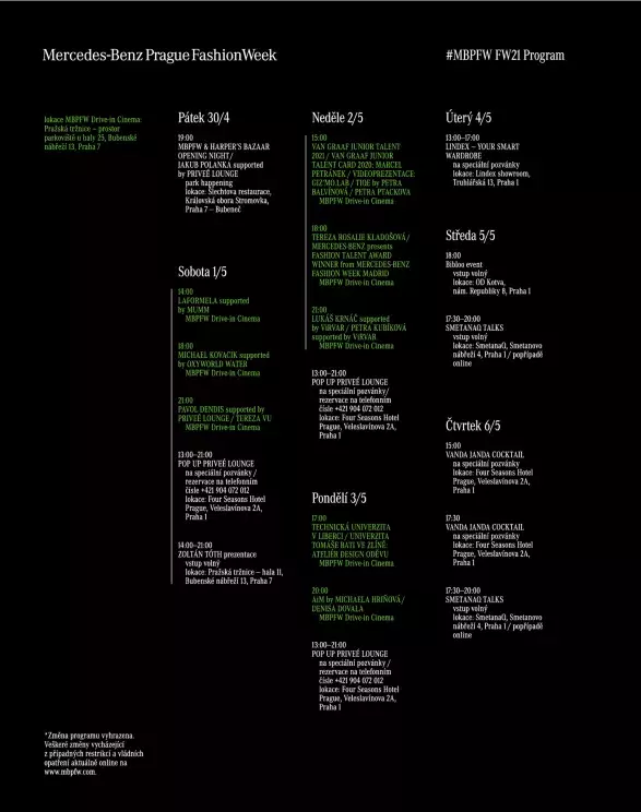 Takový program vás na víkend čeká, když budete sledovat naše zpravodajství z místa činu! Takový program vás na víkend čeká, když budete sledovat naše zpravodajství z místa činu!