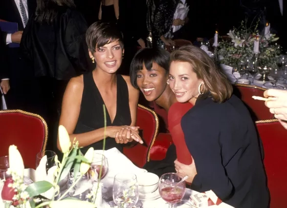 Linda Evangelista, Naomi Campbell a Christy Turlington Linda Evangelista, Naomi Campbell a Christy Turlington
