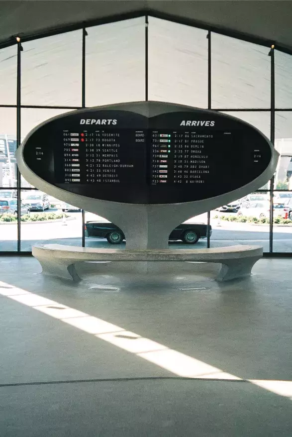 Terminál TWA na newyorském letišti JFK Terminál TWA na newyorském letišti JFK