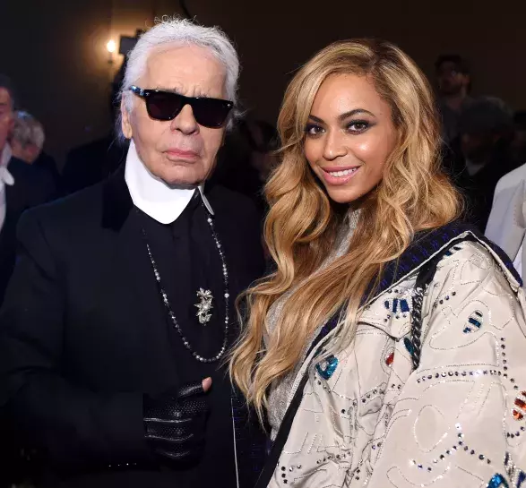 Beyoncé a Karl Lagerfeld Beyoncé a Karl Lagerfeld