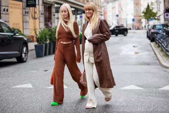 Pletený komplet Pletený komplet