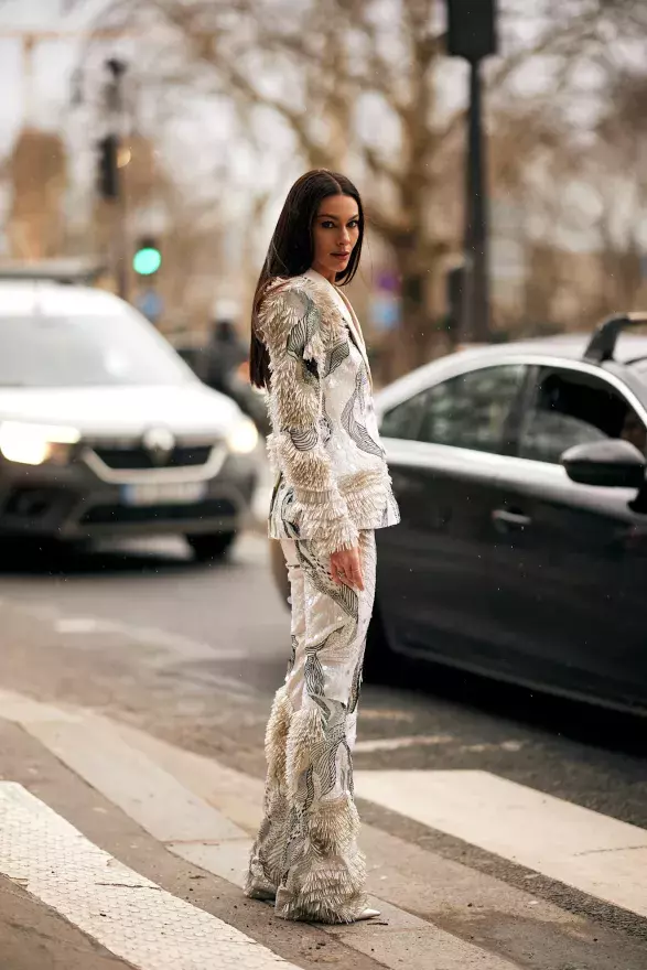 Haute Couture Spring Summer 2025, Streetstyle, Paříž Haute Couture Spring Summer 2025, Streetstyle, Paříž