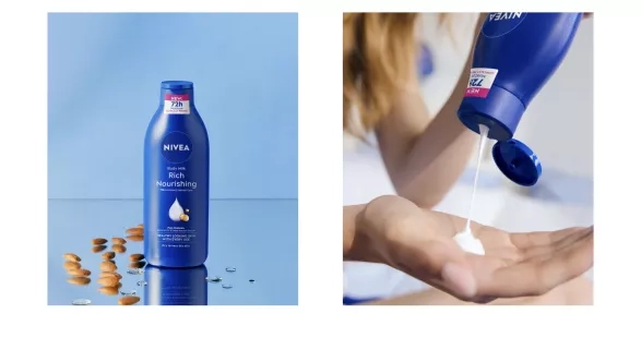 Obal tělového mléka z recyklovaného plastu Obal tělového mléka z recyklovaného plastu