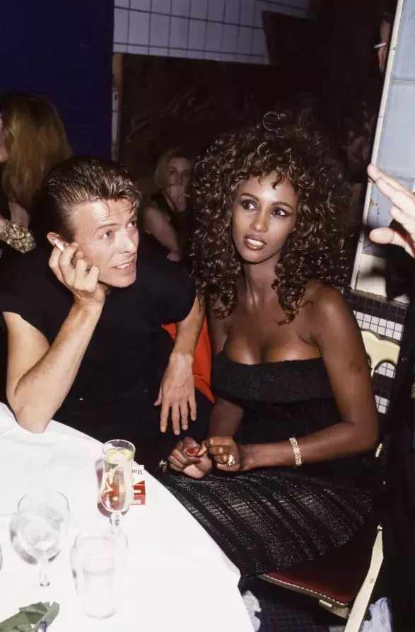 David Bowie a Iman David Bowie a Iman
