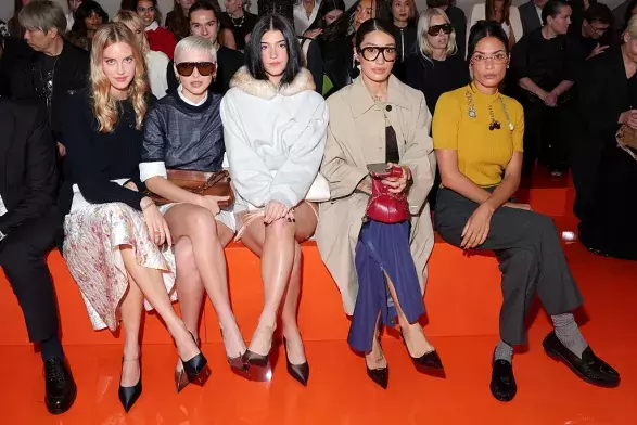 Milan fashion week front row Milan fashion week front row