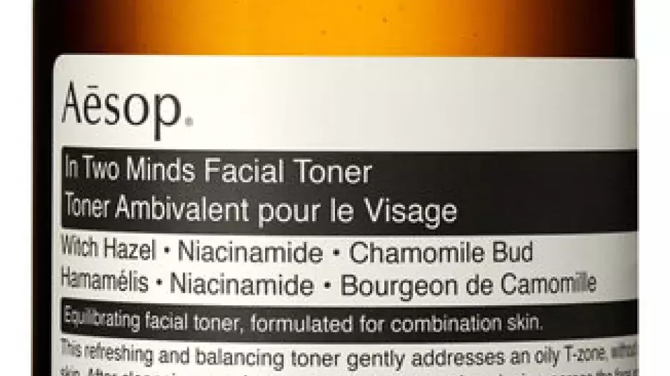 Osvěžující jemný adstringentní toner, IN TWO MINDS FACIAL TONER, AESOP, prodává Ingredients.cz, 1 170 Kč Osvěžující jemný adstringentní toner, IN TWO MINDS FACIAL TONER, AESOP, prodává Ingredients.cz, 1 170 Kč