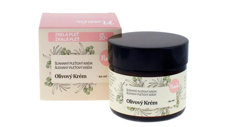 Šlehaný pleťový olivový krém, NAVIA/KVITOK, prodává Biooo.cz, 240 Kč Šlehaný pleťový olivový krém, NAVIA/KVITOK, prodává Biooo.cz, 240 Kč