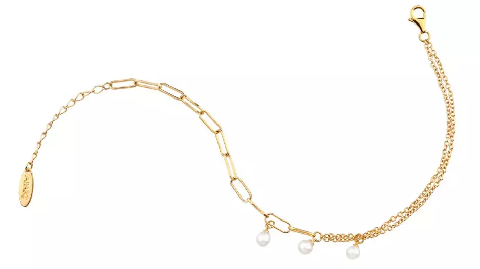 Stříbrný náramek s perlami Stříbrný náramek s perlami