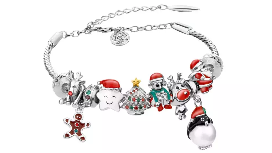 Náramek beads sada - vánoce, hvězdy, Santa Klaus, tučňák, sob, vánoční stromek, perníček, vánoční elf Náramek beads sada - vánoce, hvězdy, Santa Klaus, tučňák, sob, vánoční stromek, perníček, vánoční elf