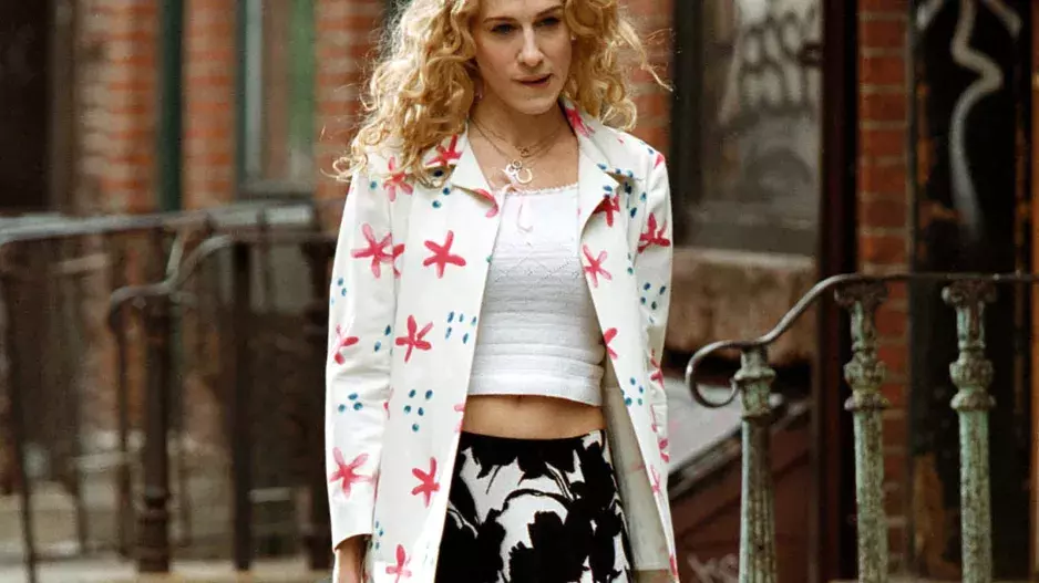 Sarah Jessica Parker na natáčení Sex and The City Sarah Jessica Parker na natáčení Sex and The City