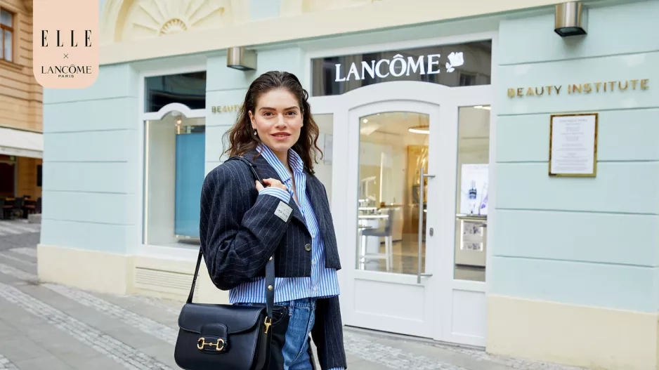 Leona na první návštěvě v Lancôme Beauty Institutu