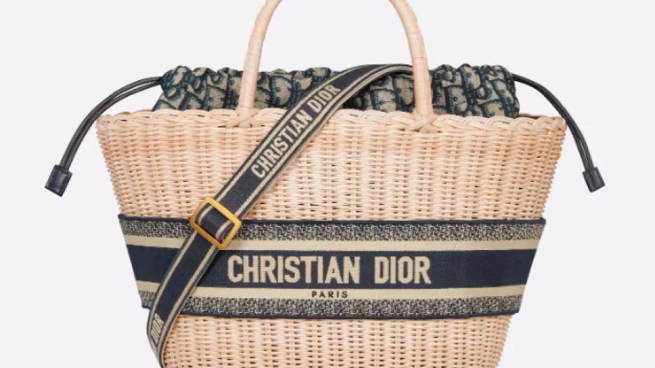 Kabelka z proutí a slámy Kabelka z proutí a slámy