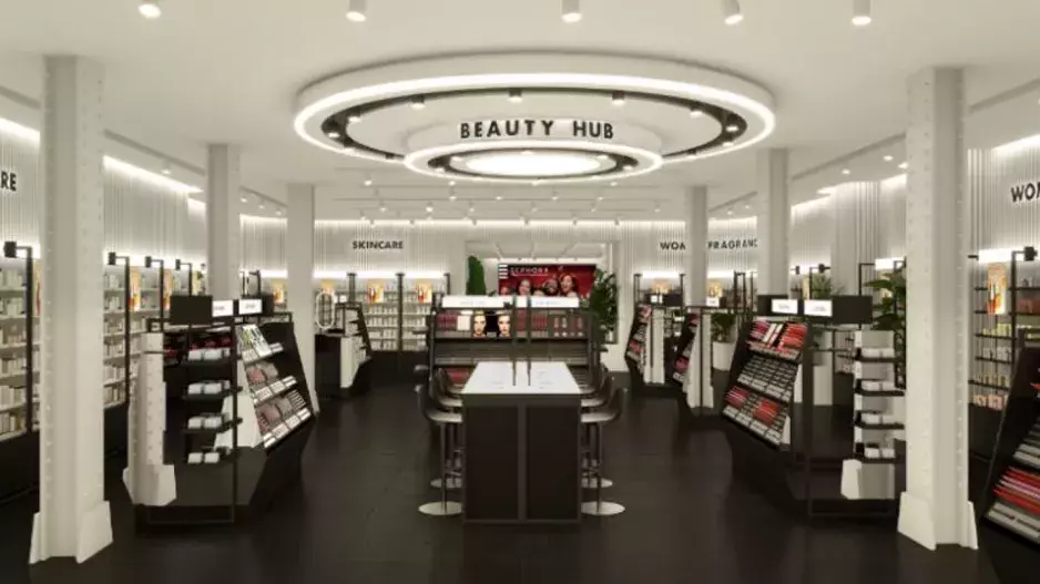 Pohled do Sephora obchodu