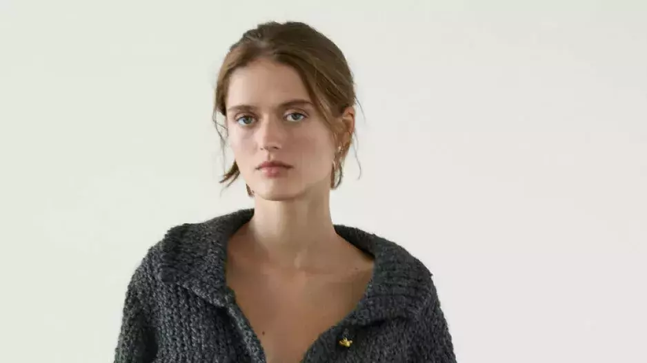 Kardigan z vlněné směsi, Massimo Dutti Kardigan z vlněné směsi, Massimo Dutti