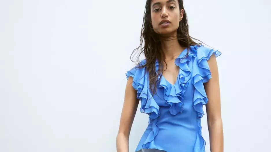 Šifonové šaty s volánky Šifonové šaty s volánky