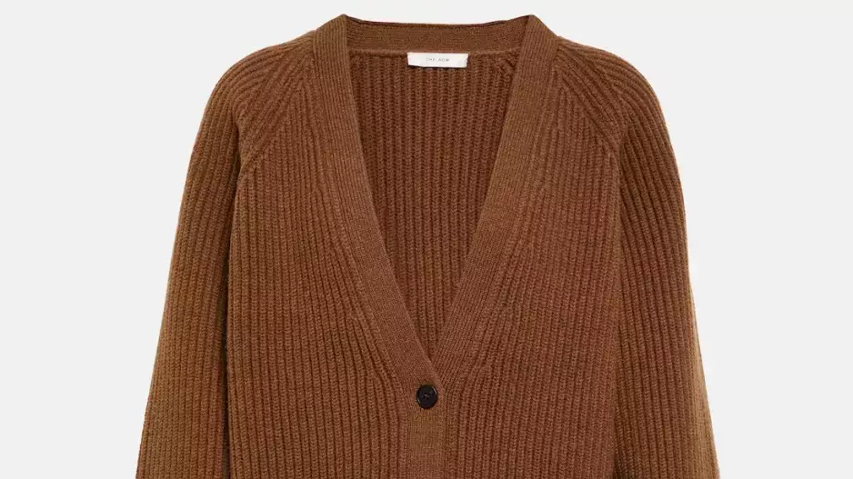 Dlouhý cardigan z vlny a kašmíru, The Row Dlouhý cardigan z vlny a kašmíru, The Row