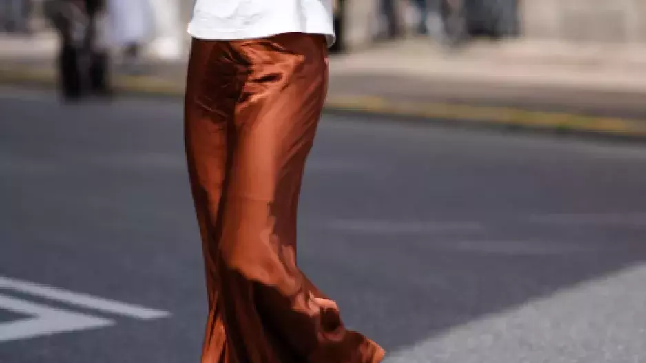 Hnědá sukně Hnědá sukně