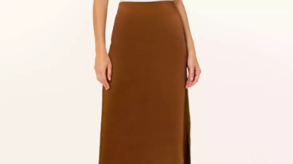 Hnědá sukně Hnědá sukně