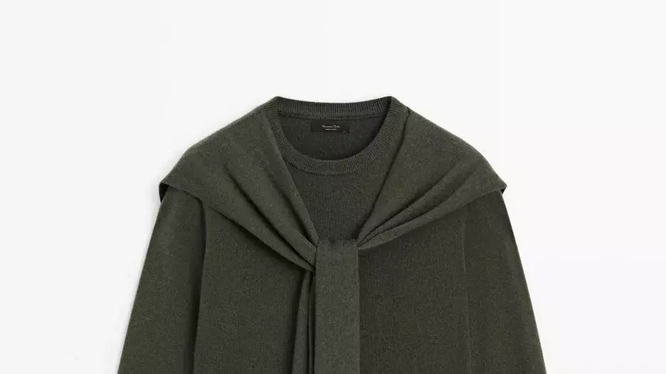 Dvojitý svetr z vlněné směsi Dvojitý svetr z vlněné směsi