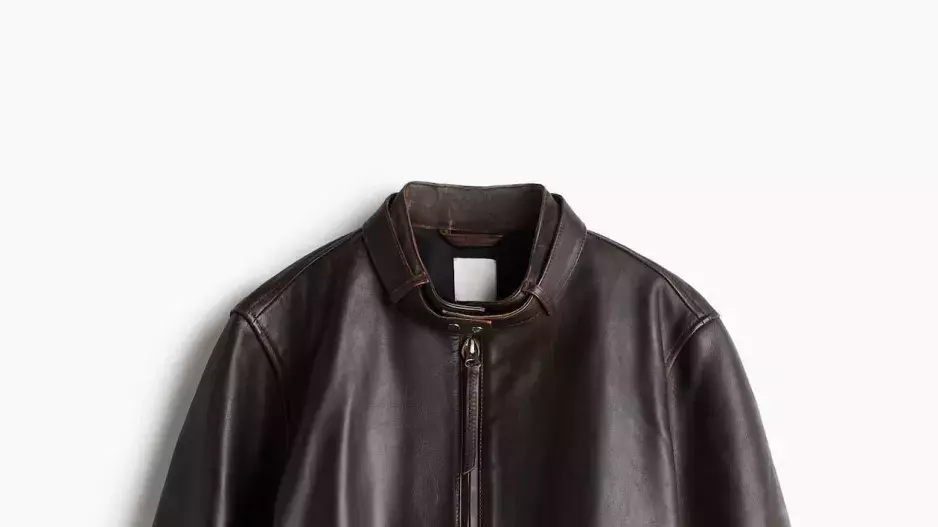 Kožená motorkářská bunda Kožená motorkářská bunda