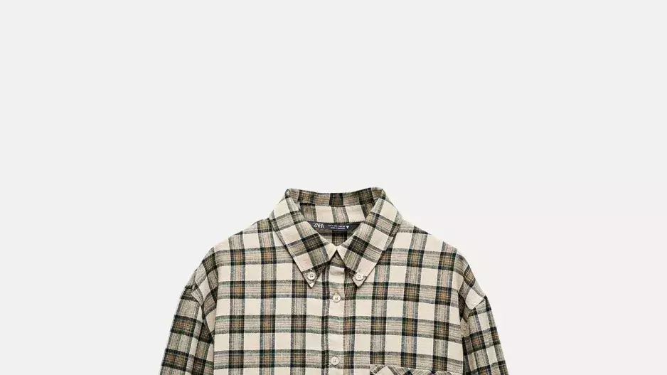 Kostkovaná flanelová košile Kostkovaná flanelová košile