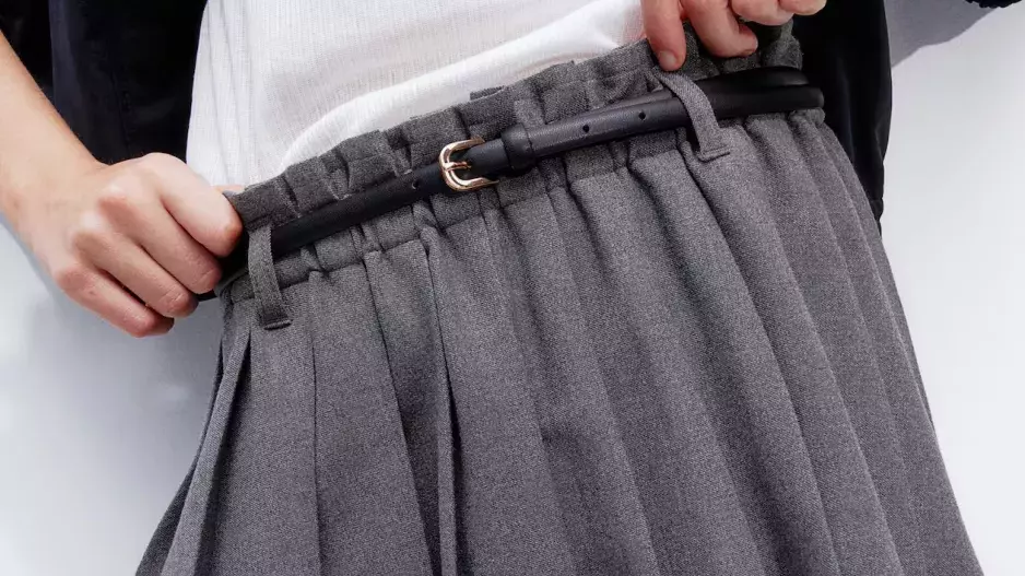 Skládaná minisukně Skládaná minisukně