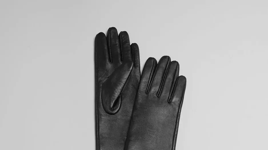 Dlouhé rukavice z kůže Dlouhé rukavice z kůže