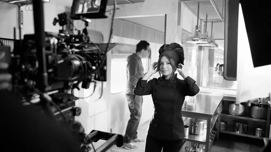 Eva Longoria v roli šéfkuchařky Eva Longoria v roli šéfkuchařky