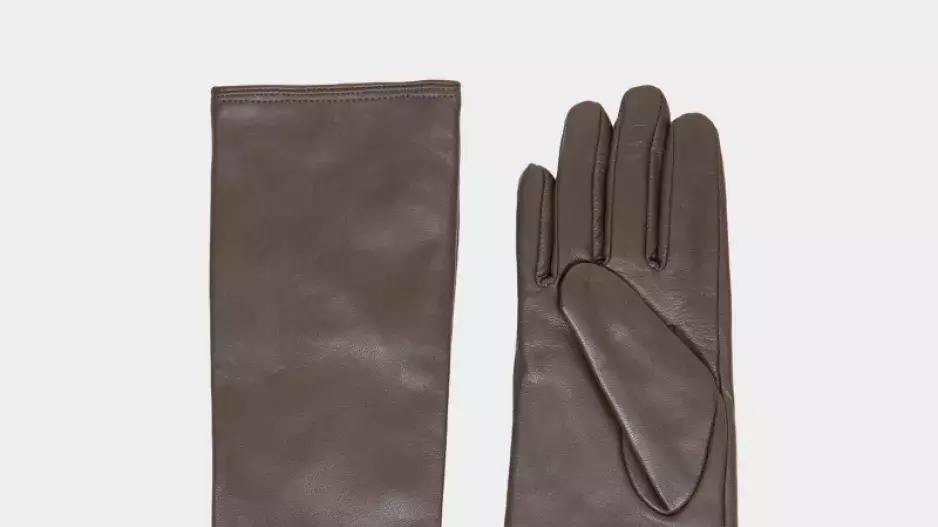 Dlouhé rukavice z kůže Rich Brown Dlouhé rukavice z kůže Rich Brown