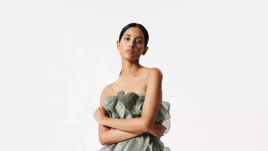 Šifónové midi šaty Šifónové midi šaty