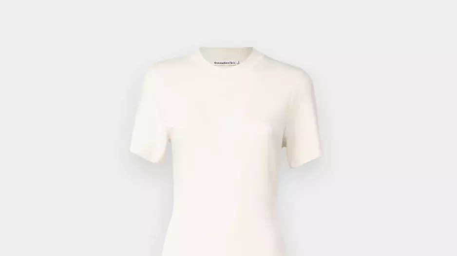 Bílé tričkové šaty Bílé tričkové šaty