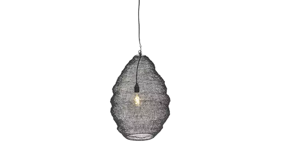 Černá orientální závěsná lampa Černá orientální závěsná lampa