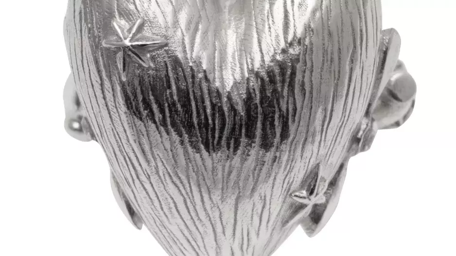 Ring Large Heart with Moth Ring Large Heart with Moth