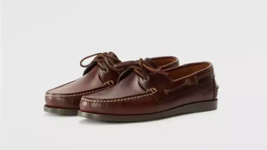 Tmavohnědé jachtařské boty Tmavohnědé jachtařské boty